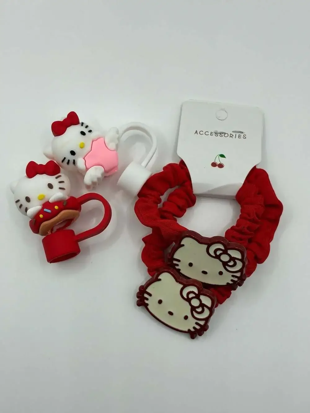 Hello Kitty Hair Scrunchies and Accessories Set